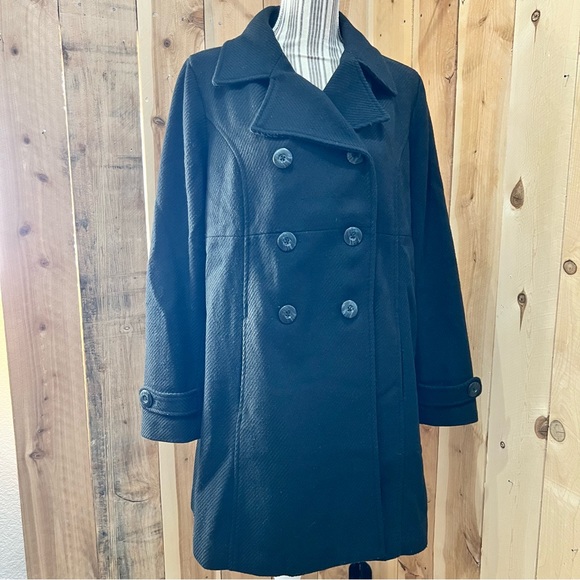 Old Navy Black Peacoat Sz.S - Picture 4 of 6